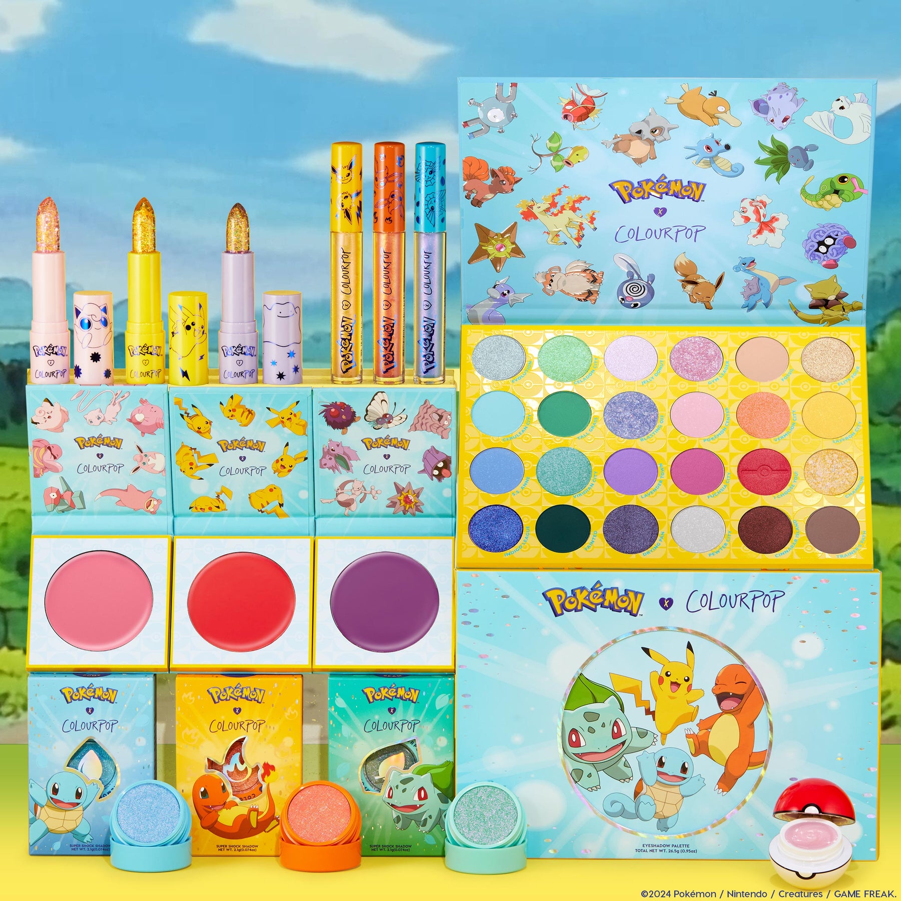 Pokémon x ColourPop Collection - Easy Set